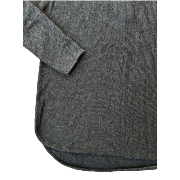 Michael Kors Long Sleeve Charcoal Gray Sweater Zipper Back Womens Size Large - Picture 3 of 6